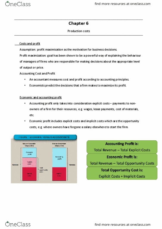 16633 Chapter Notes - Chapter 6: Marginal Product, Marginalism, Diminishing Returns thumbnail