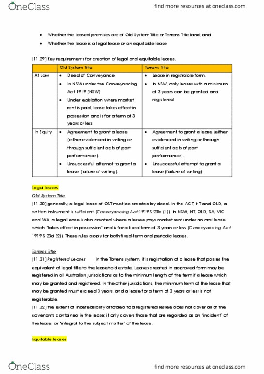 16641 Lecture Notes - Lecture 1: Constructive Notice, Leasehold Estate thumbnail