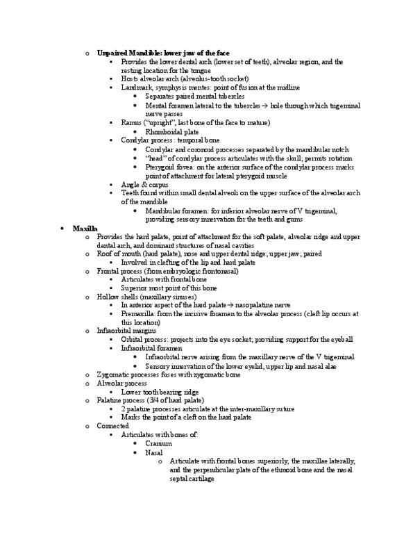 CGSC378 Lecture Notes - Lecture 8: Posterior Nasal Apertures, Vocal Folds, Osteoclast thumbnail