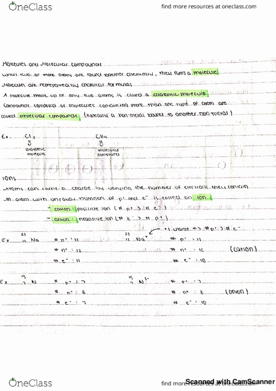 CHEM 1210 Lecture 3: lecture 3 thumbnail