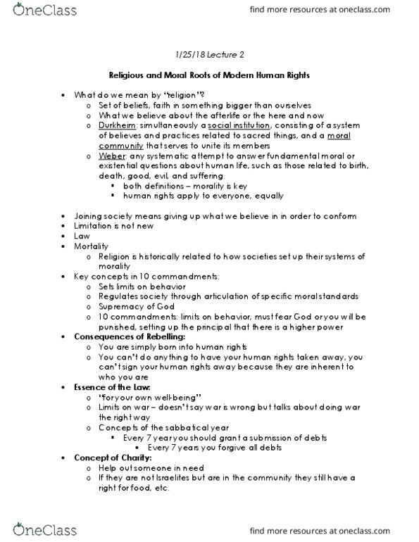 CAS IR 352 Lecture Notes - Lecture 2: Samaritan Woman At The Well, Israelites thumbnail