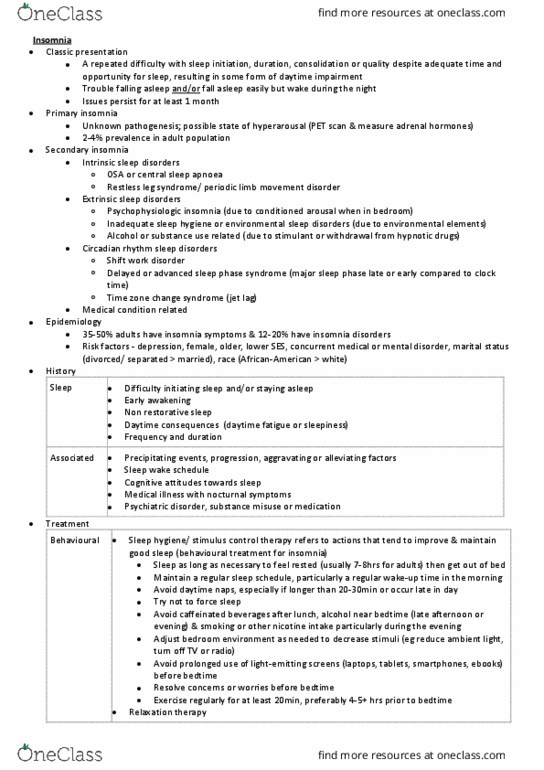 MEDI7212 Lecture Notes - Lecture 51: Clonazepam, Estazolam, Zolpidem thumbnail