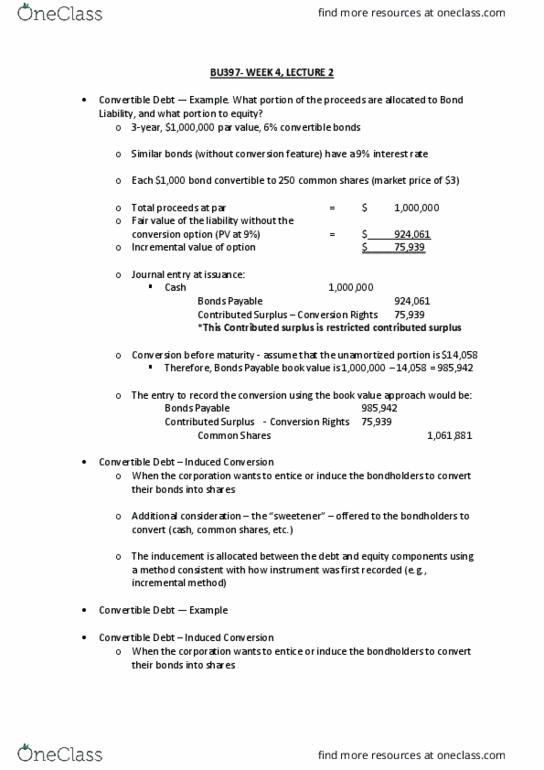 BU397 Lecture Notes - Lecture 8: Financial Instrument, Longrun, Income Statement thumbnail