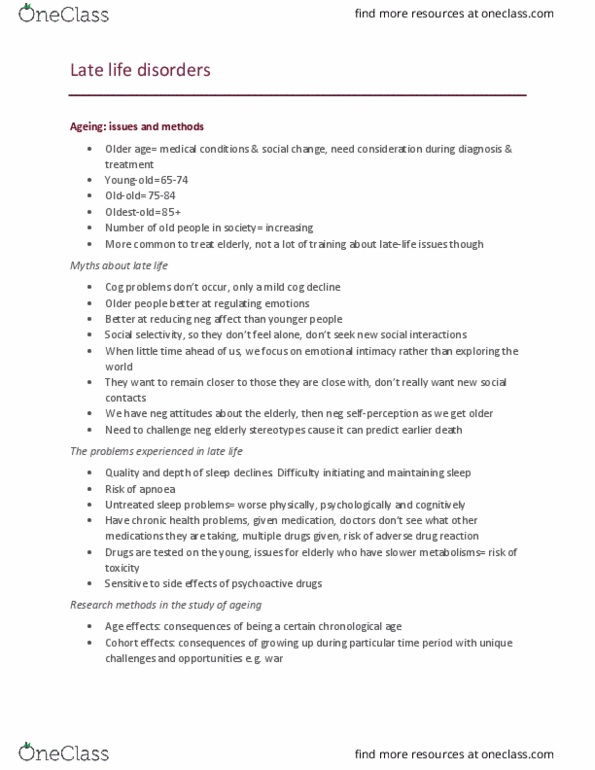 PSY3032 Chapter Notes - Chapter 11: Hypervigilance, Cerebral Cortex, Tangled thumbnail