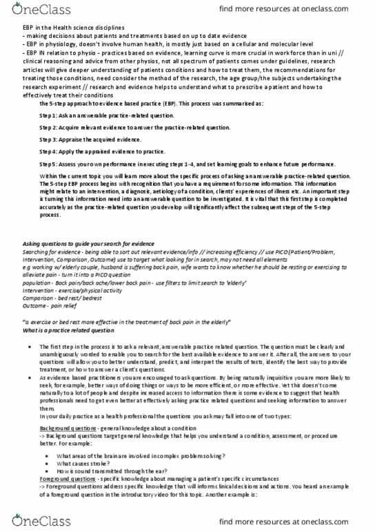 HLT1RAE Lecture Notes - Lecture 2: Vocal Fold Nodule, Health Professional, Deeper Understanding thumbnail