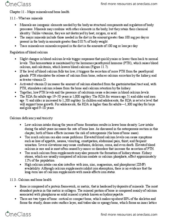 NUTR 1010 Chapter Notes - Chapter 11: Osteopenia, Standard Deviation, Nasal Spray thumbnail