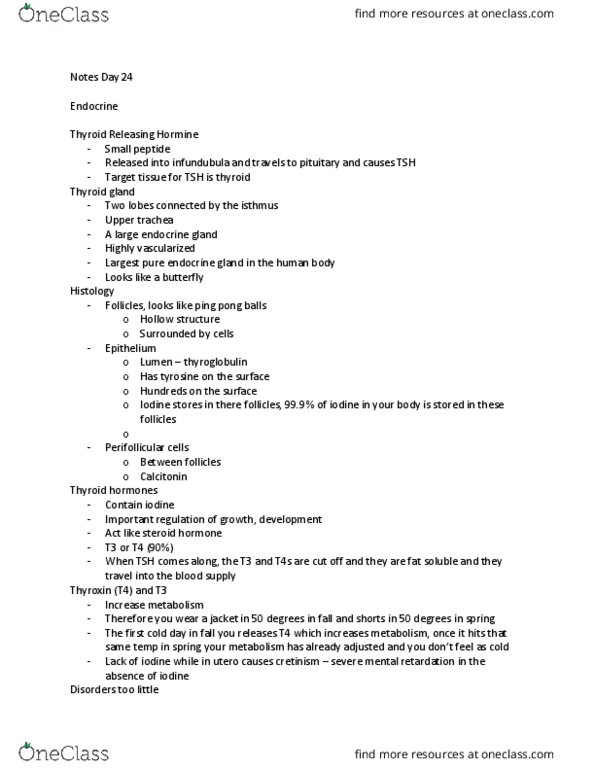 PNB 2264 Lecture Notes - Lecture 24: Avoidance Speech, Kidney Bean, Angiotensin thumbnail