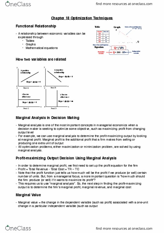 BIOC 212 Chapter Notes - Chapter 18: Budget Constraint, Utility Maximization Problem, Lagrange Multiplier thumbnail