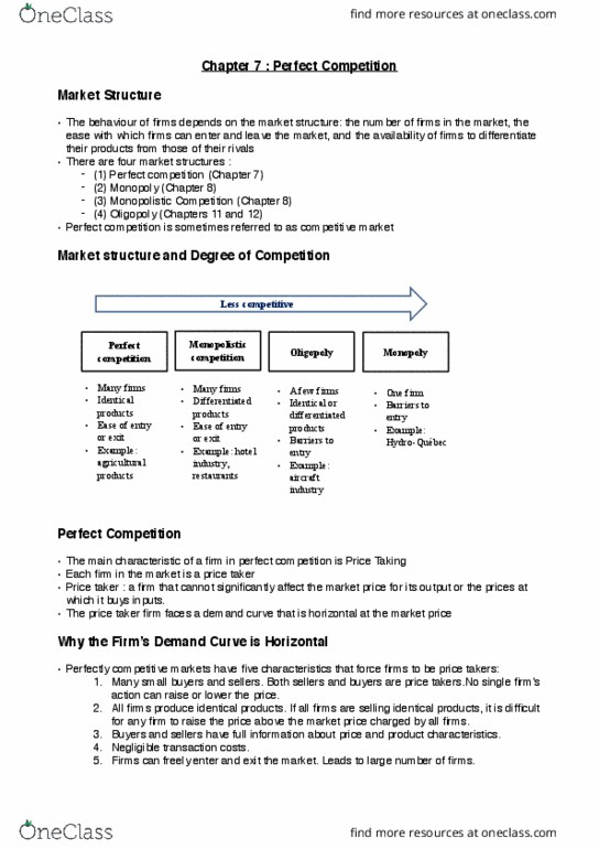 BIOC 212 Chapter Notes - Chapter 2-7: Competitive Equilibrium, Economic Equilibrium, Economic Surplus thumbnail