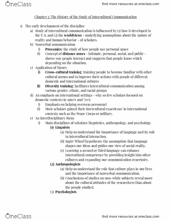 SISU-140 FA3 Chapter Notes - Chapter 2: Participant Observation, Afrocentrism, Collectivism thumbnail