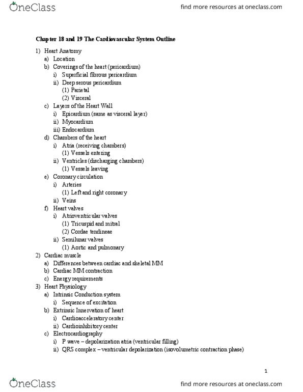 HAN 202 Lecture Notes - Lecture 19: Carotid Sinus, Autoregulation, Cardiogenic Shock thumbnail