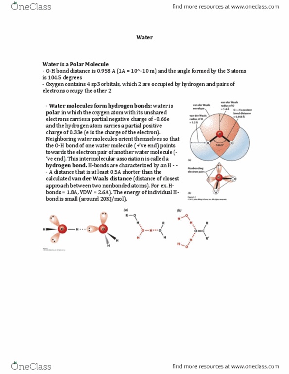 Biochemistry 3381A Chapter Notes -Spontaneous Process, Micelle, Chemical Polarity thumbnail