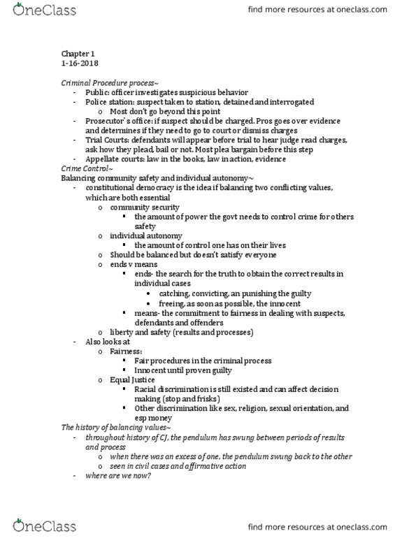 01:202:205 Lecture Notes - Lecture 1: Case Report, Due Process, Affirmative Defense thumbnail