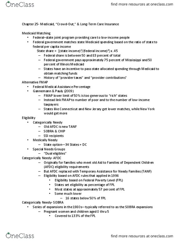 HSA 4321 Lecture Notes - Lecture 36: Prenatal Care, Balanced Budget Act Of 1997, Nurse Practitioner thumbnail