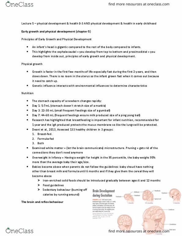 PSYB20H3 Lecture Notes - Lecture 5: Myelin, Physical Abuse, Enuresis thumbnail