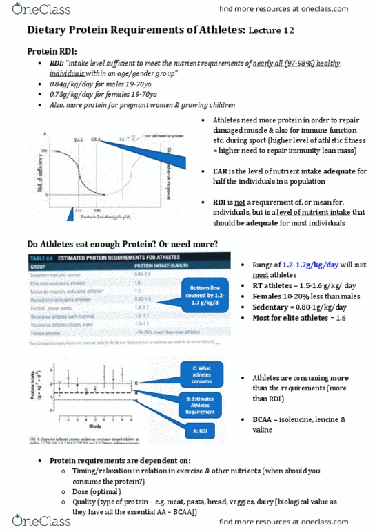 EXSS2021 Lecture Notes - Lecture 12: Endurance Training, Exercise Intensity, Joule thumbnail