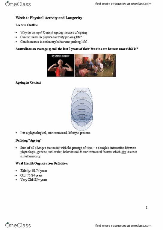 HSBH2008 Lecture Notes - Lecture 20: Oxidative Stress, Vo2 Max, Hayflick Limit thumbnail