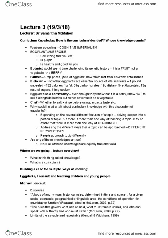 EDUF1018 Lecture Notes - Lecture 3: Decision-Making, Australian Tertiary Admission Rank, Kindergarten thumbnail