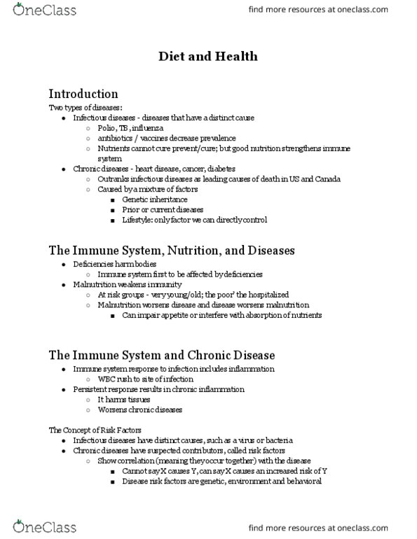 HPRM-205 Lecture Notes - Lecture 12: Carcinogen, Cardiac Output, Dash Diet thumbnail