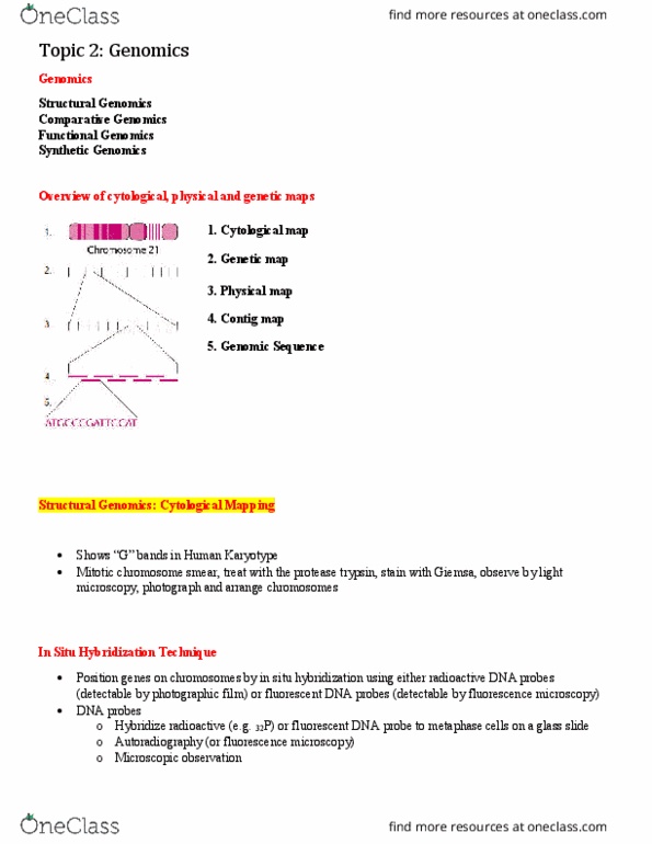MCB 2050 Lecture Notes - Lecture 2: Avidin, Expressed Sequence Tag, Restriction Enzyme thumbnail