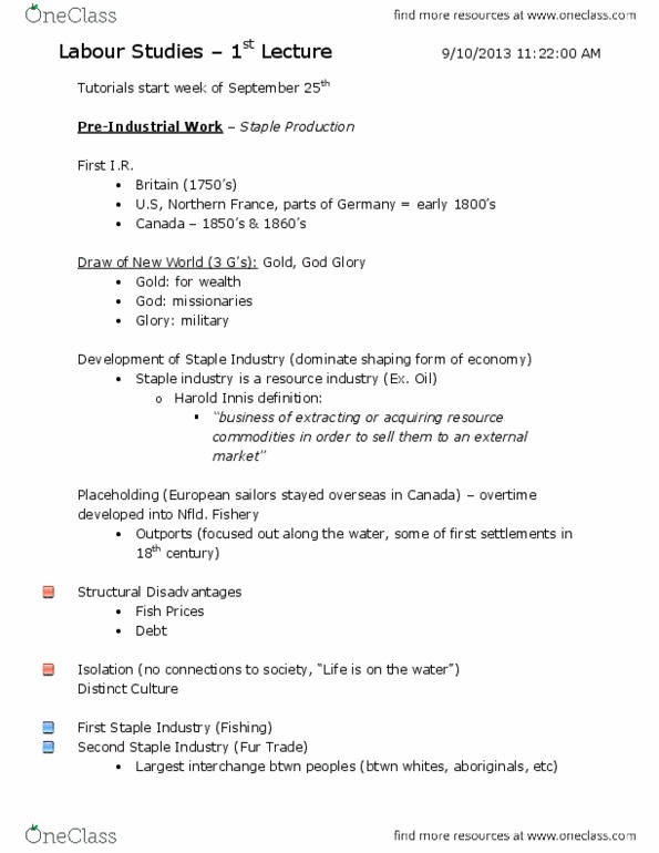 LABRST 1A03 Lecture : Labour Studies – Lecture Notes.docx thumbnail