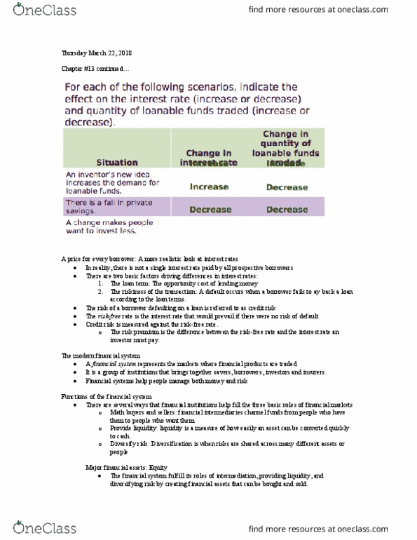 ECO 1102 Lecture Notes - Lecture 13: National Accounts, Net Present Value, Capital Outflow thumbnail