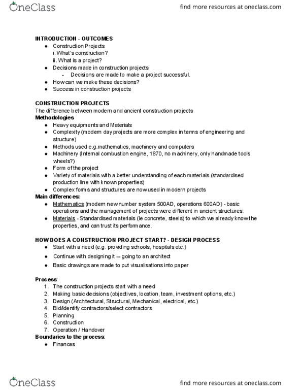 CIVL1810 Lecture Notes - Lecture 1: Nuclear Weapon, Double Negative, Outsourcing thumbnail