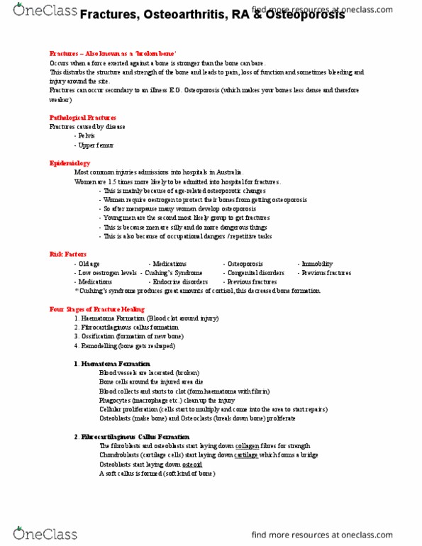 BIOL122 Lecture Notes - Lecture 8: Amenorrhoea, Ibuprofen, Antibody thumbnail