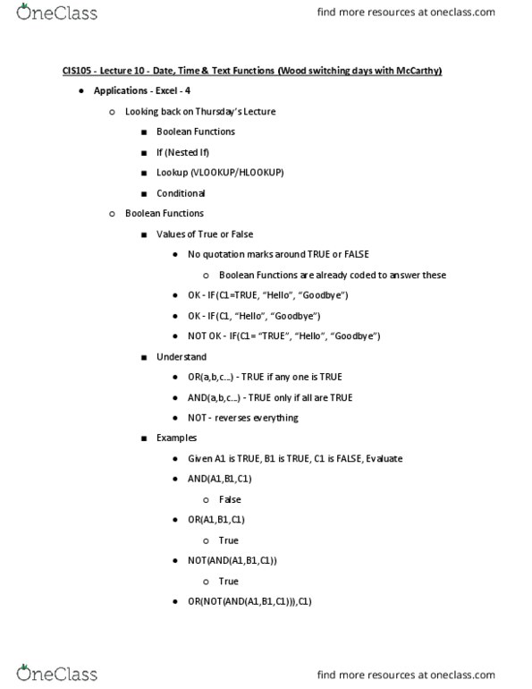 CHEM 1030 Lecture Notes - Lecture 10: Social Security Number, Calendar Date, Hello, Goodbye thumbnail