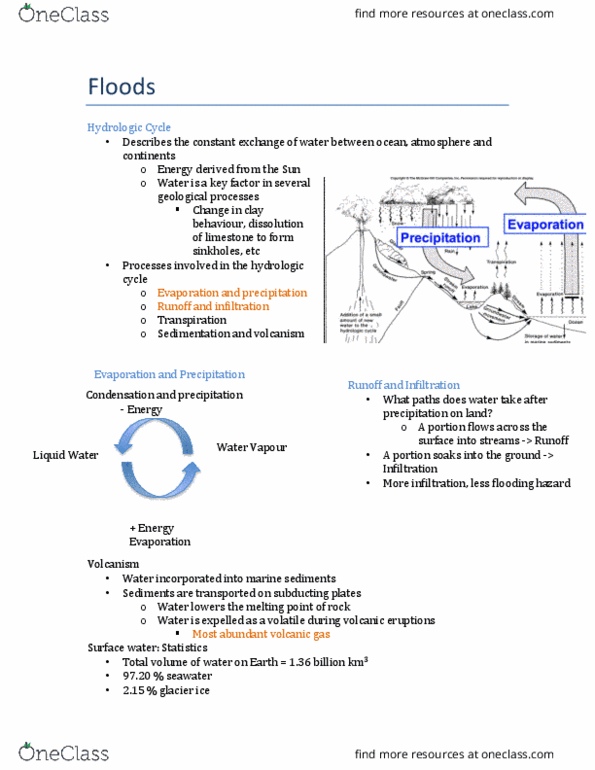 ERTH 2415 Lecture Notes - Lecture 9: Outburst Flood, High High, Flash Flood thumbnail