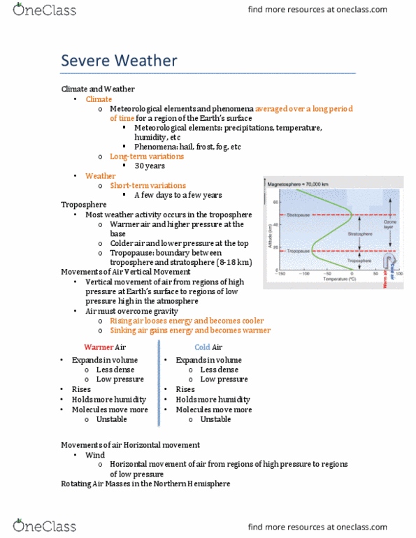 ERTH 2415 Lecture Notes - Lecture 8: Wind Speed, Anticyclone, Vertical Draft thumbnail
