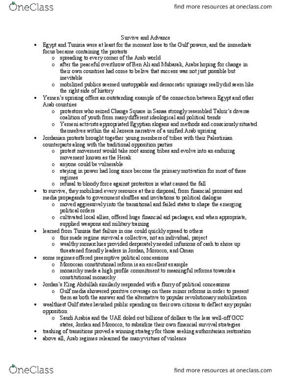 INTL ST 165 Chapter Notes - Chapter 6: Al-Qaeda, 1986 United States Bombing Of Libya, Daraa thumbnail