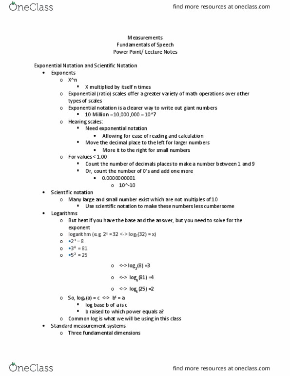 SPA 3032 Lecture Notes - Lecture 2: Systems Engineering, Micrometer, United States Customary Units thumbnail