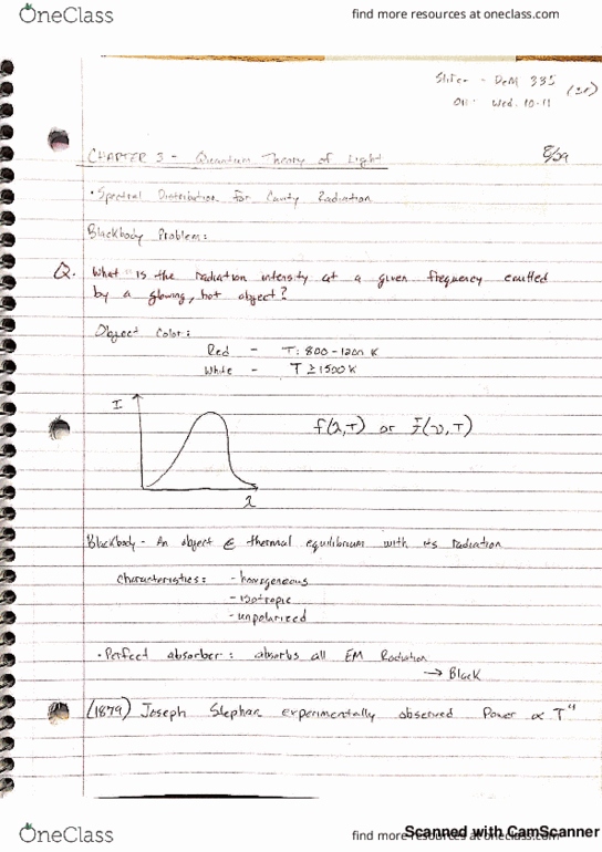 PHYS 505 Lecture 1: (Aug29) -- Chapter 3 Quantum Theory of Light -- Serway Modern Physics (3E) thumbnail