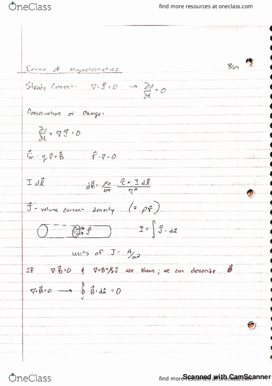 PHYS 704 Lecture 1: (Aug27) -- Chapters 1-6 Review -- Griffiths Electrodynamics (4E) thumbnail