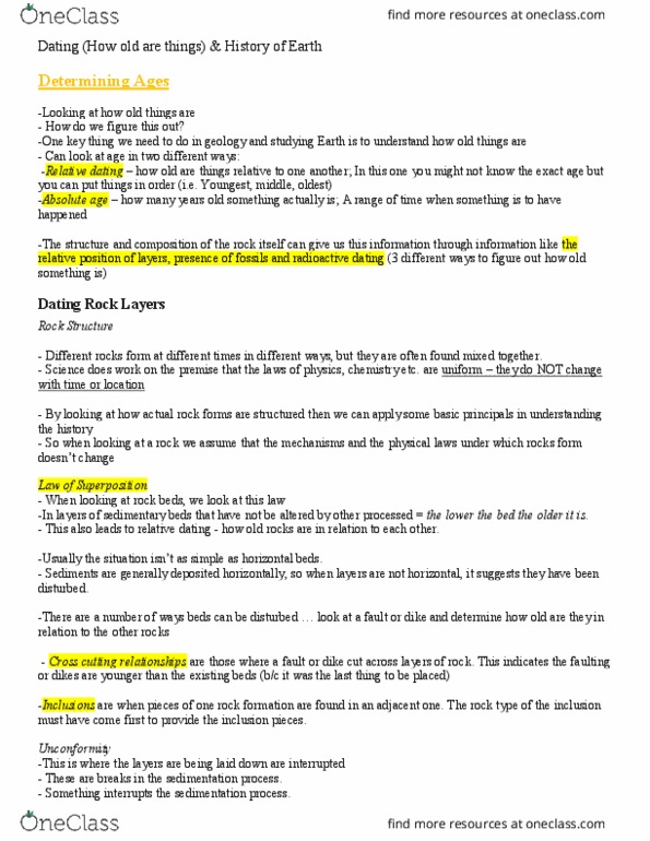 NATS 1750 Lecture Notes - Lecture 10: Deuterium, Radiometric Dating, Half-Life thumbnail