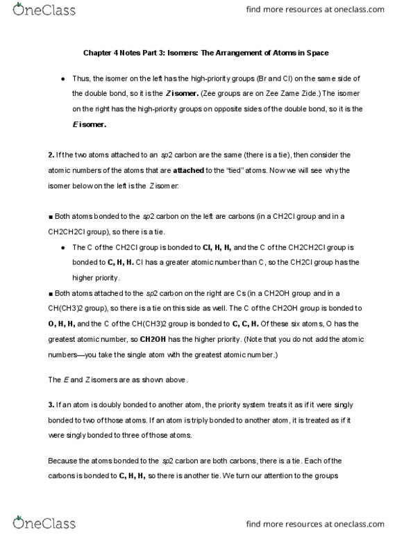 CHEM 281 Chapter Notes - Chapter 4: Atomic Number thumbnail