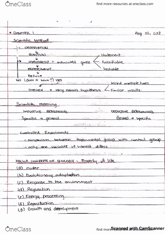 BIL 150 Lecture 1: Major concepts of Biology thumbnail