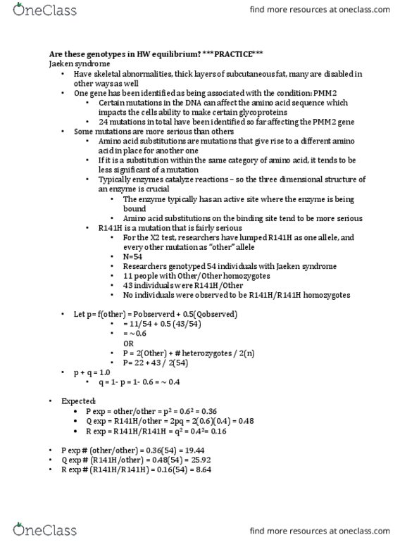 BIOL 3463 Lecture 2: BIO3463, lecture 2 thumbnail