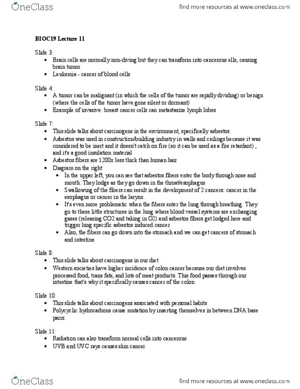 BIOC19H3 Lecture Notes - Lecture 11: Dna Virus, Fire Retardant, Blood Vessel thumbnail