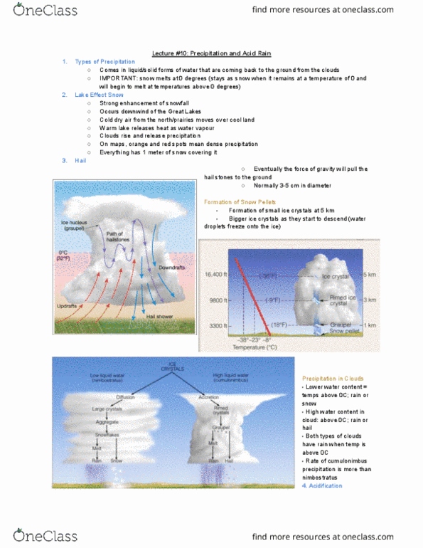 ENVIRSC 1C03 Lecture Notes - Lecture 10: Acid Rain, Nimbostratus Cloud, Cumulonimbus Cloud thumbnail