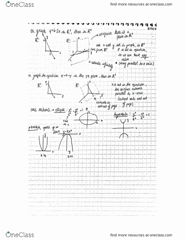 MATH 2110Q Lecture 1: calc 3 notes page 3 cover image