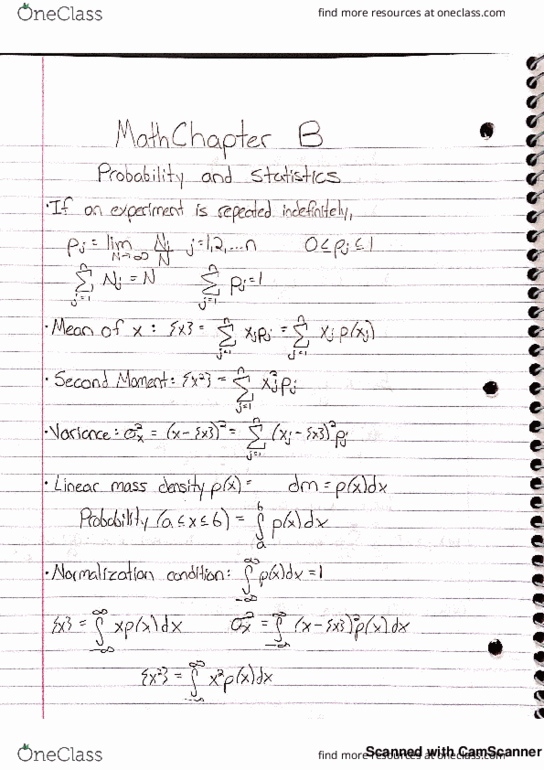 CHEM 221 Chapter 2: MATHCHAPTER B thumbnail