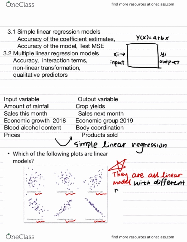 STAT 154 Lecture Notes - Lecture 3: Simple Linear Regression, Linear Regression, Blood Alcohol Content thumbnail