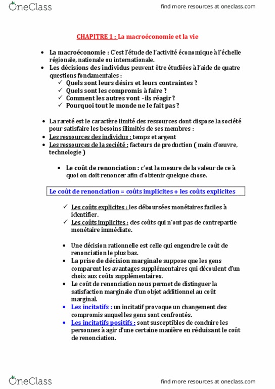 ECO 1502 Lecture Notes - Lecture 1: Le Monde, Dune, Basionym thumbnail