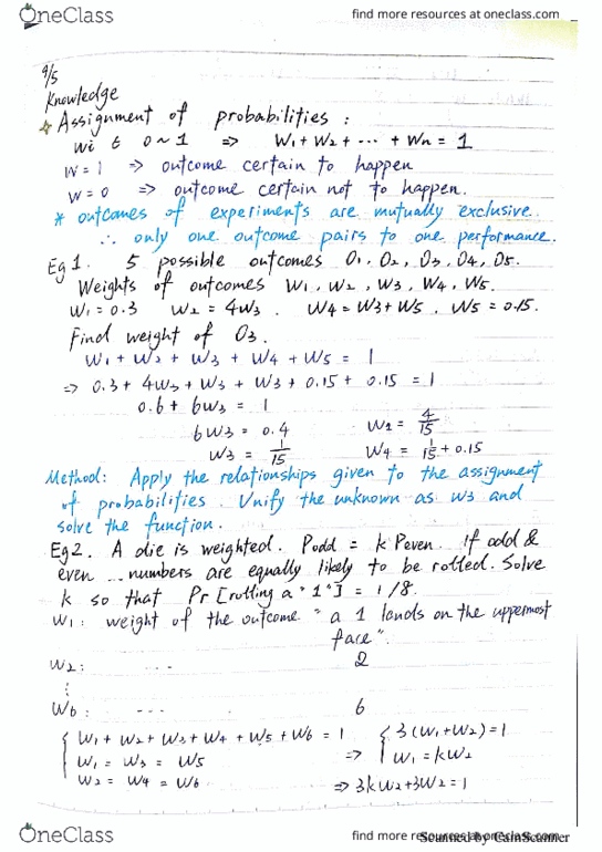 MATH-M 118 Lecture 8: Math118-Lecture-Probability(The Assignment of Probabilities and Equally Likely) cover image