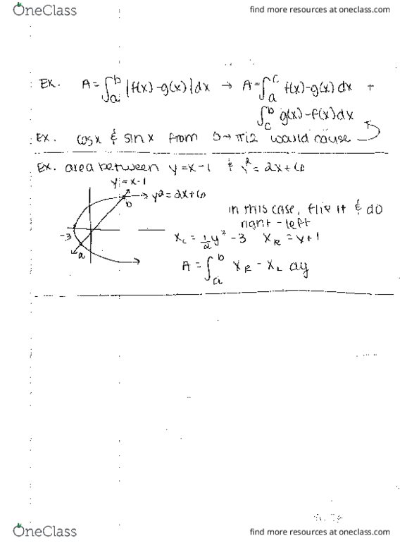 MATH242 Lecture 4: Integrals and Area pg 2 cover image