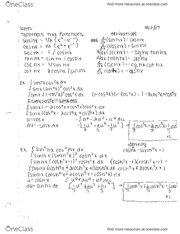 MATH242 Lecture 12: Trig Identities and Integration cover image