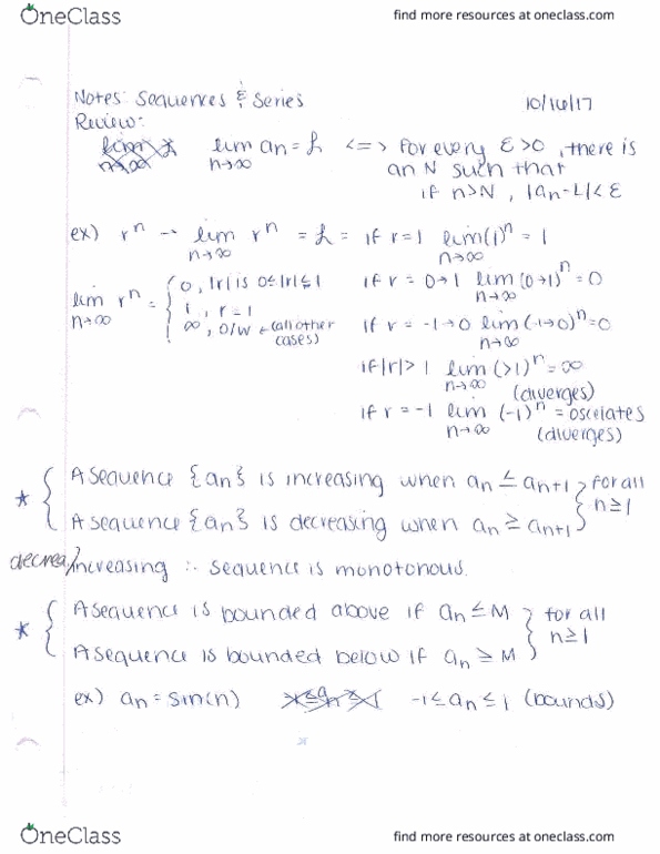 MATH242 Lecture 18: Sequences and Series pg 1 cover image