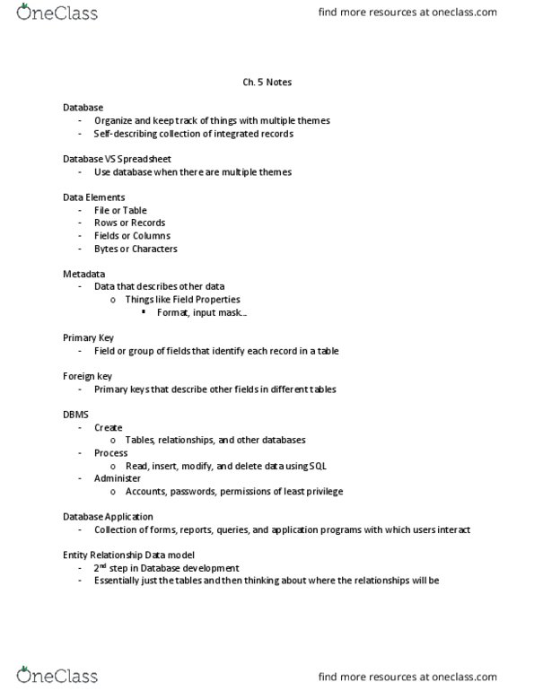 BUS-K 201 Lecture 5: Ch. 5 Notes thumbnail